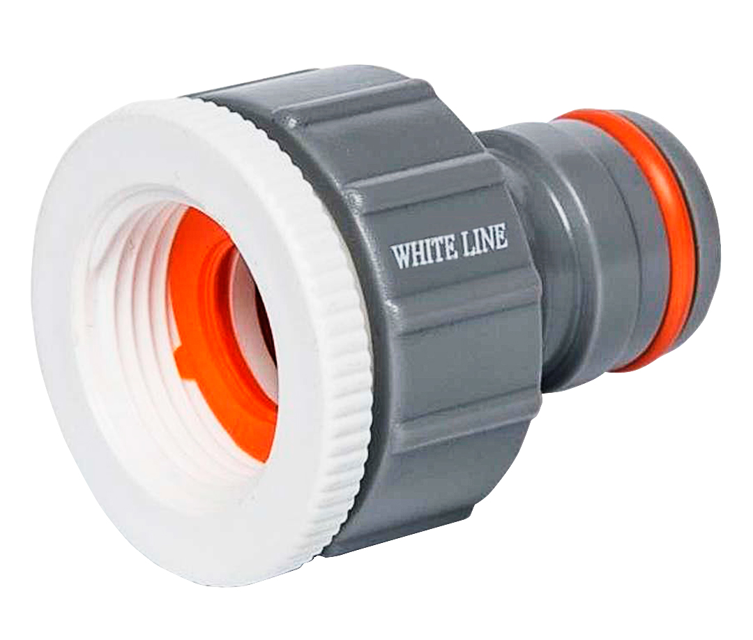 

Przyłącze kranu na kran 1 x 3/4 biała WL-2199