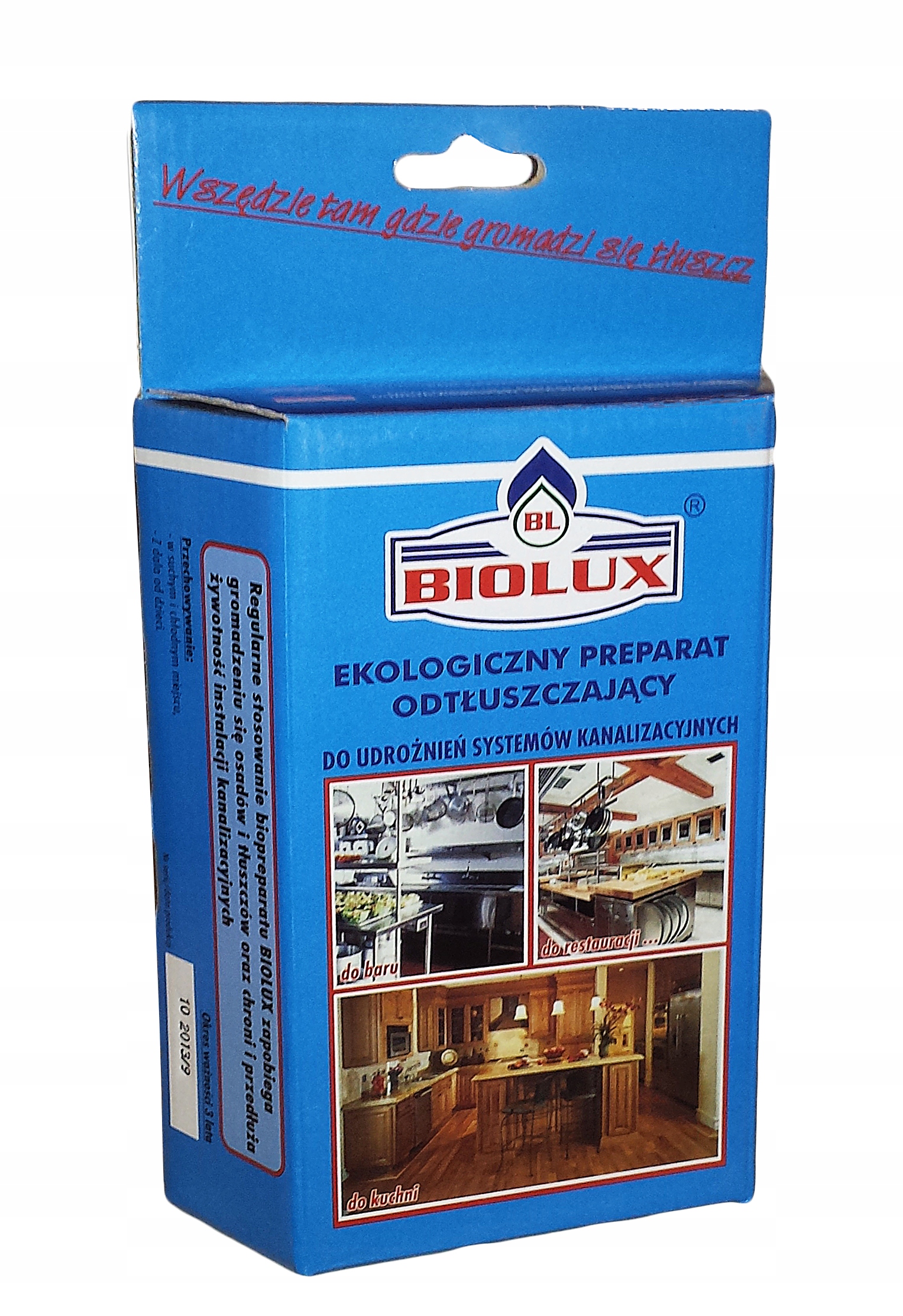 

Biolux Ekologiczny preparat odtłuszczający 250 g.