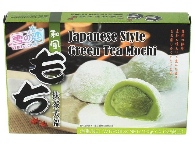 

Ciastka Mochi z zieloną herbatą 210g