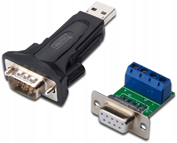 

Konwerter adapter Usb RS485 DB9 Com Digitus kabel