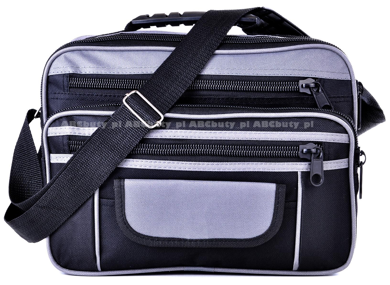

G1-32 Black Grey Solidna Torba Do Pracy Wytrzymała