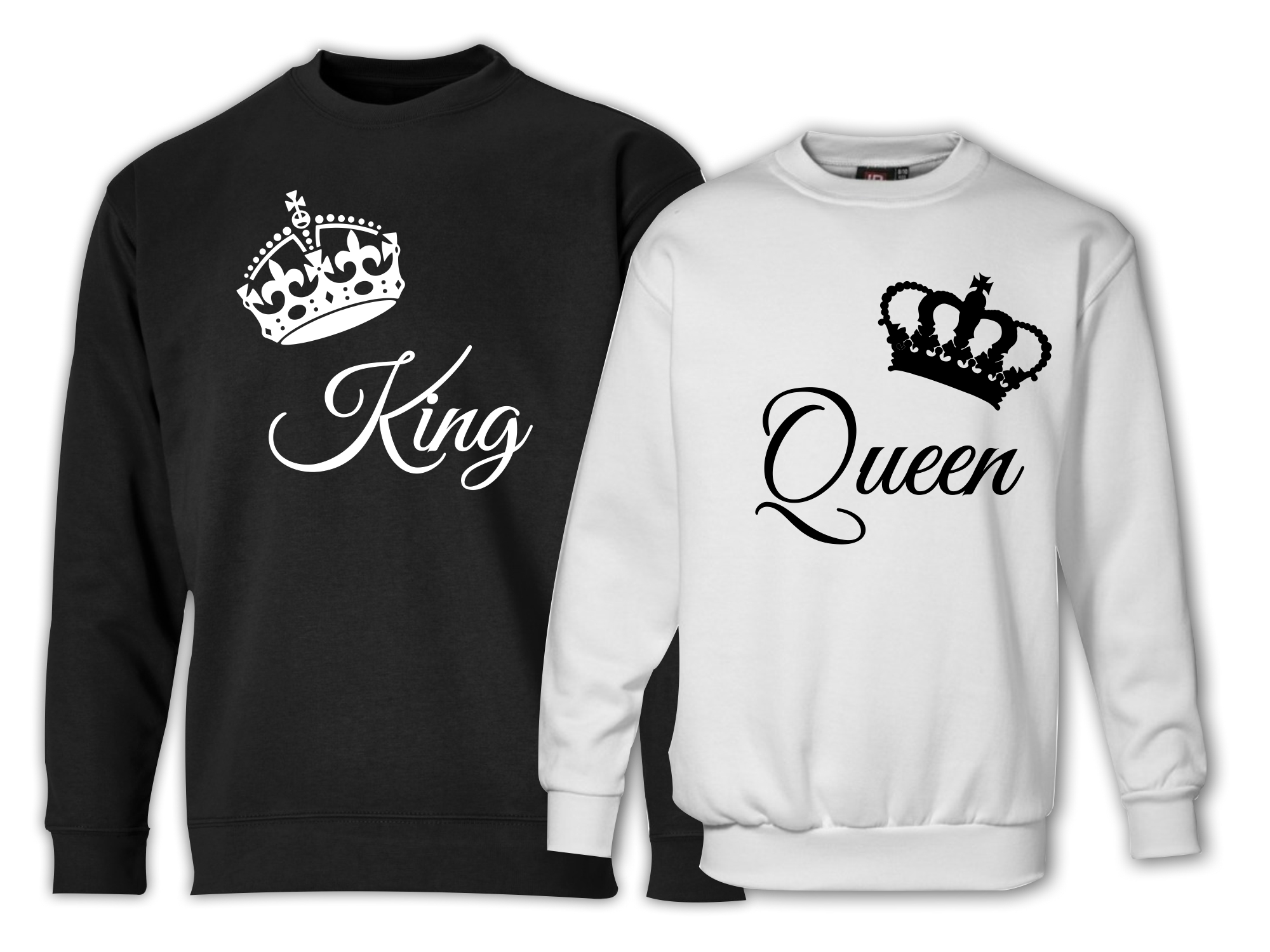 

Bluzy Dla Pary Zakochanych King Queen Prezent Ślub
