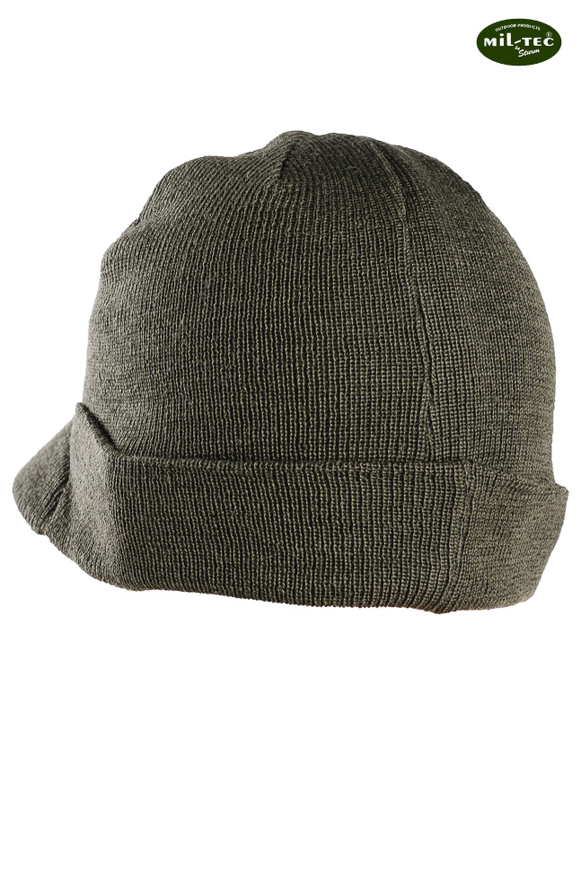 Wełniana CZAPKA Zimowa US JEEP Wełna Zielona OLIV Kod producenta 12141001