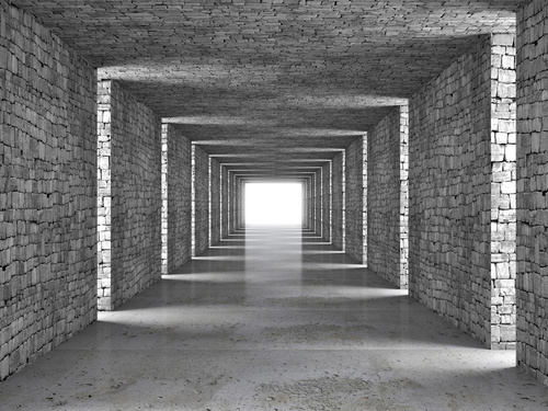 

Fototapeta 3D fliz Grafika Tunel Przestrzeń