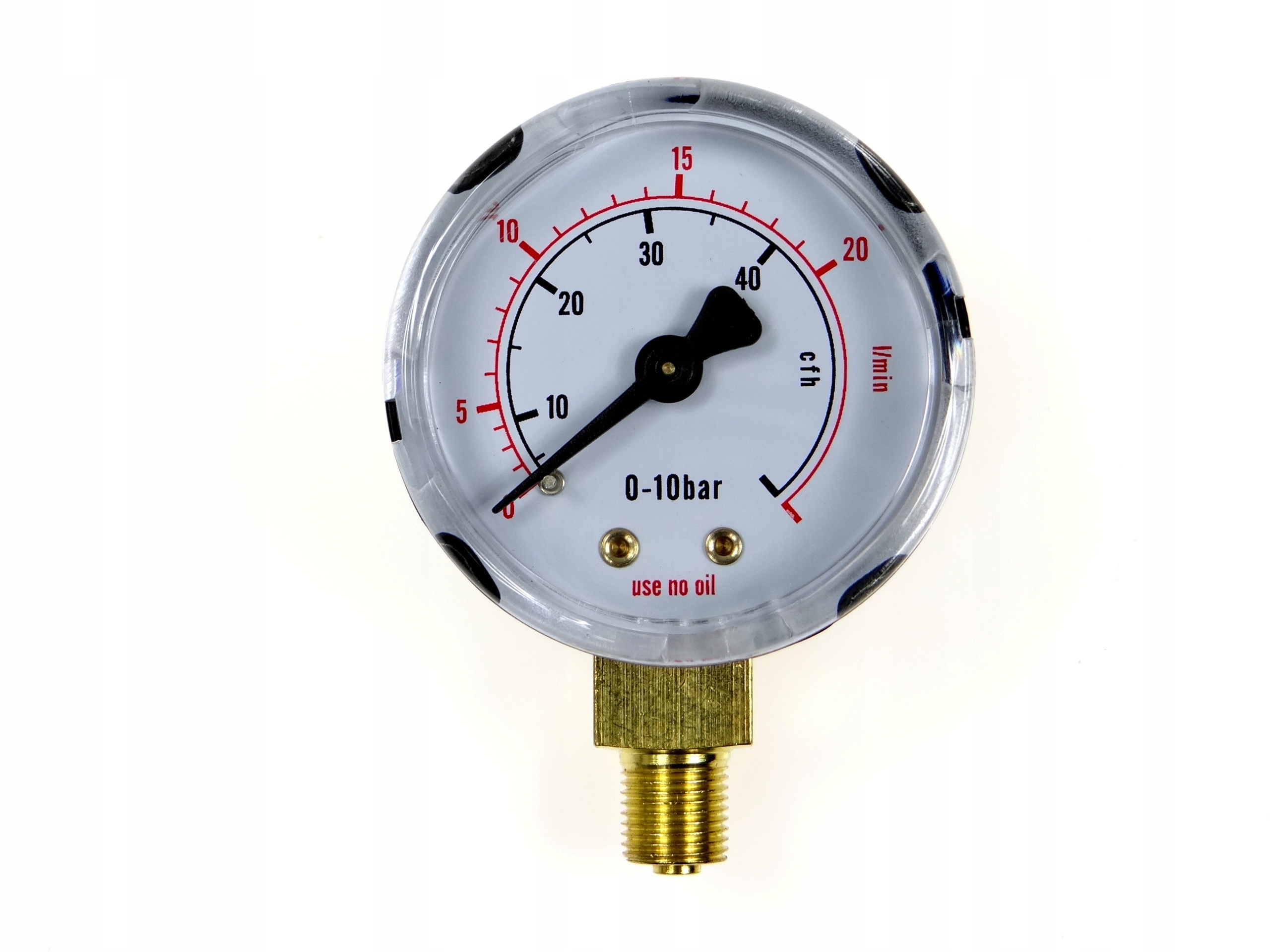 Ts-40 1/8 Zoll Mini Manometer für Kraftstoff Luft Öl Flüssigkeit Wasser 0-2 W2A7 