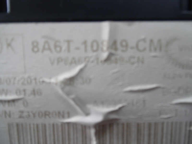 спидометр часы европа FORD Fiesta MK7 1.4