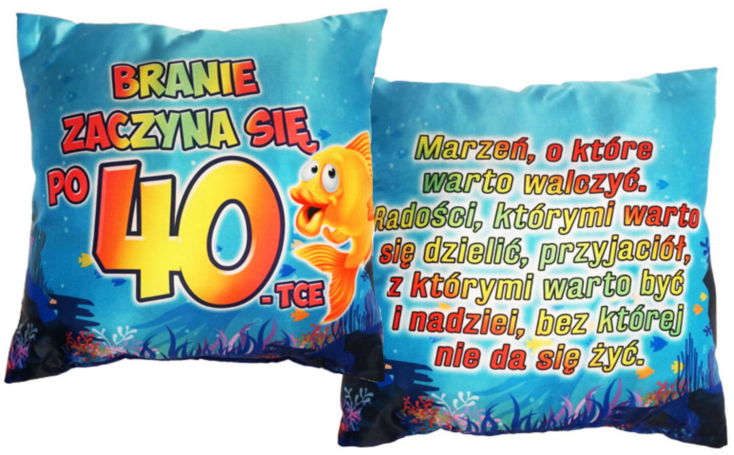 

Poduszka prezent Na Urodziny 18 30 40 50 60 On Ona