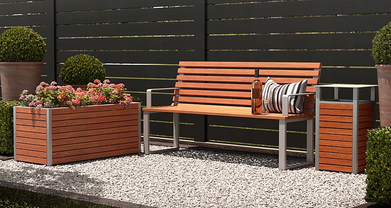 NOWOCZESNA === ŁAWKA MIEJSKA === OGRODOWA na TARAS Linia Elior