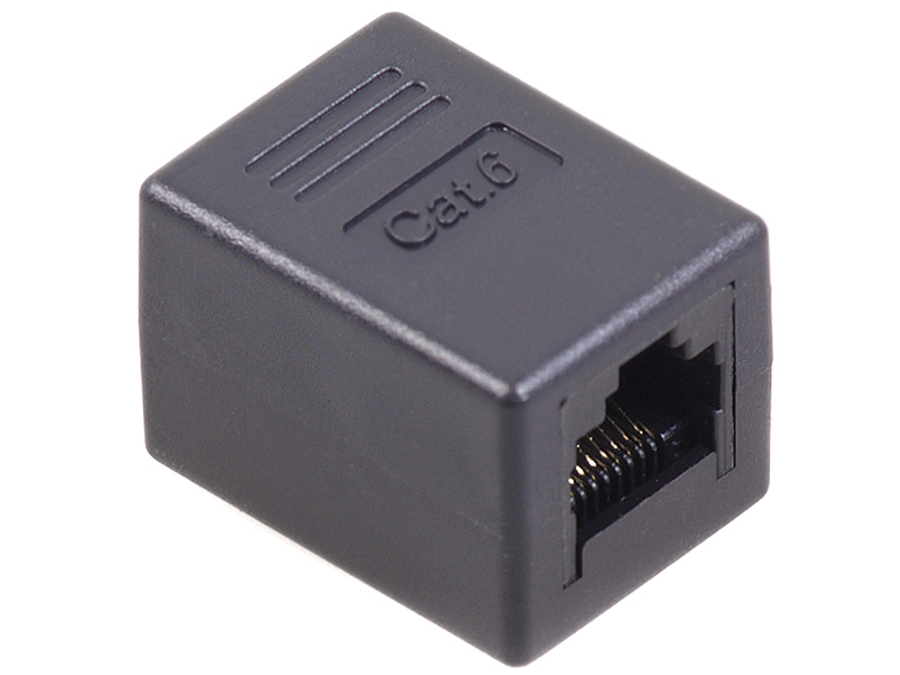 

Gold Łącznik RJ45 Beczka 8p8c Gniazdo-gniazdo Lan