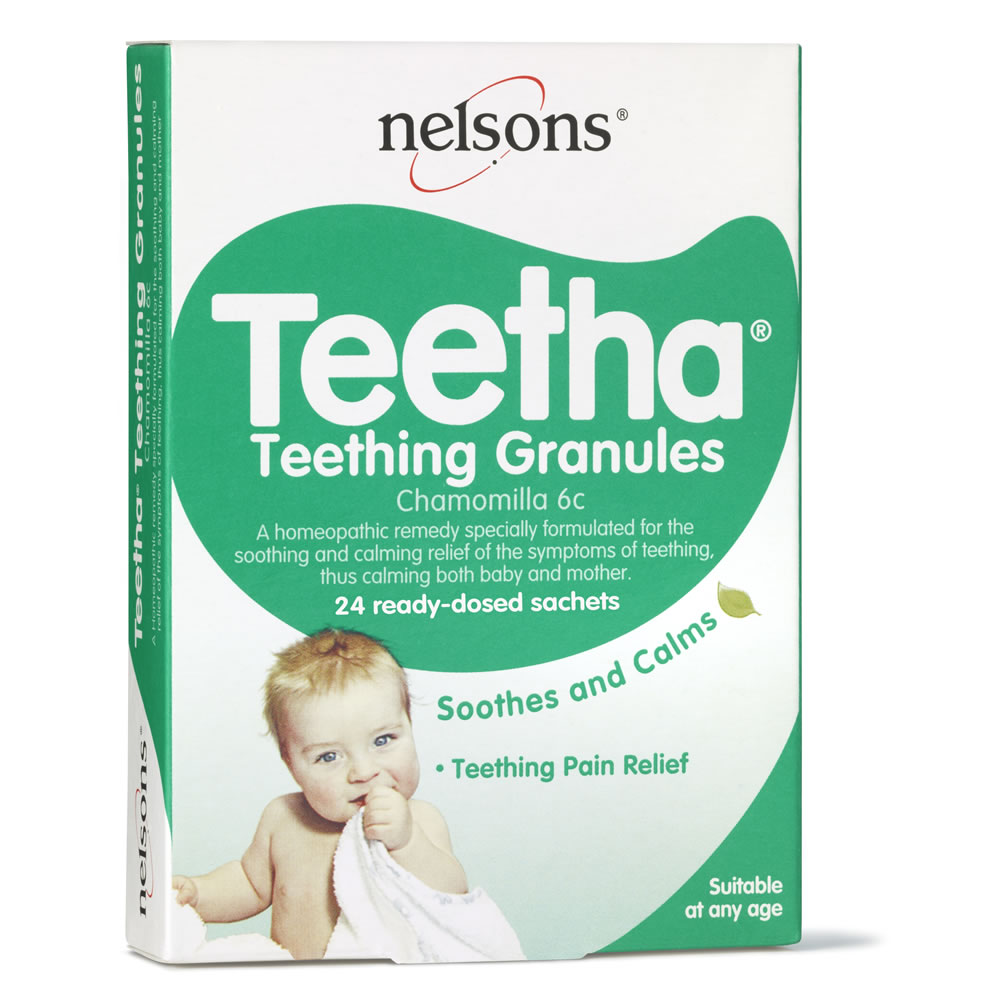 

Teetha * Nelsons * Granulki na ząbkowanie*24 sasze
