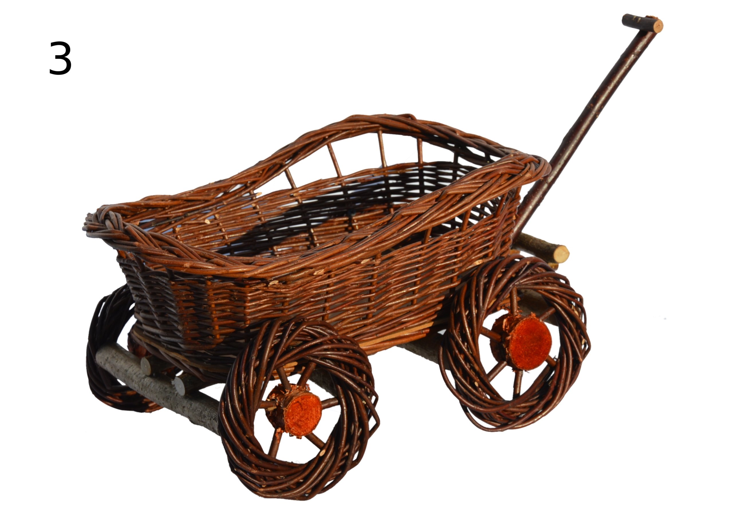 Fantazyjne doniczki wiklinowe KOSZ NA KWIATY XL Kod producenta OZDLOKBR01