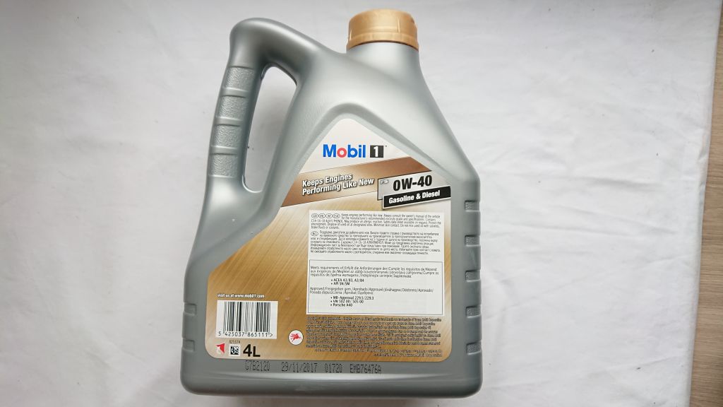 OLEJ MOBIL 1 FS 0W40 5L SYNTETYK Model 1 New Life