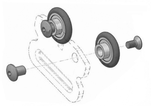 ROLKI wymienne do wózka PLANDEKI rolka NACZEPY 2 Marka Dakarex