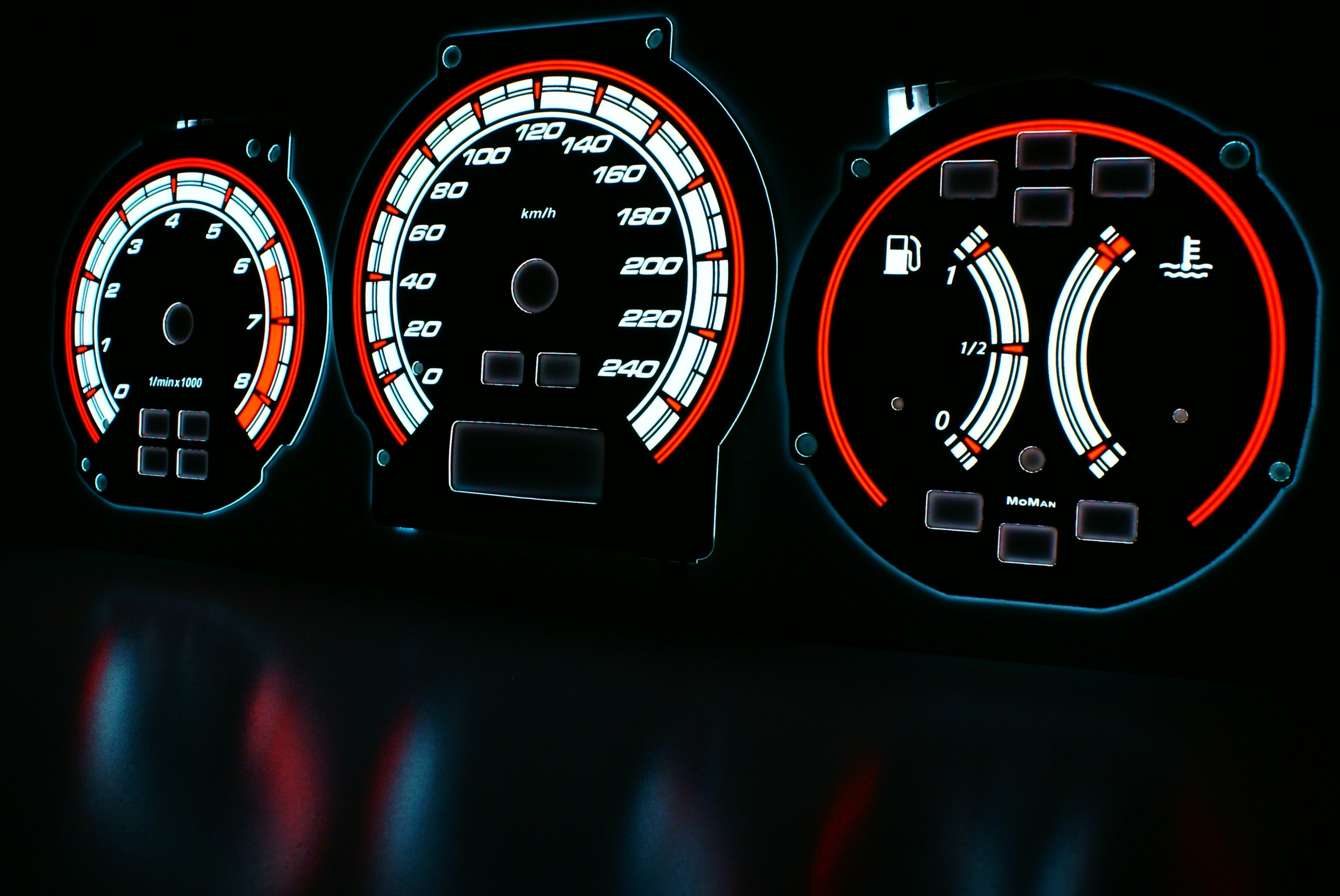 Tarcze Indiglo Honda Accord 1998 2003 wzor 1 MoMan Producent Moman