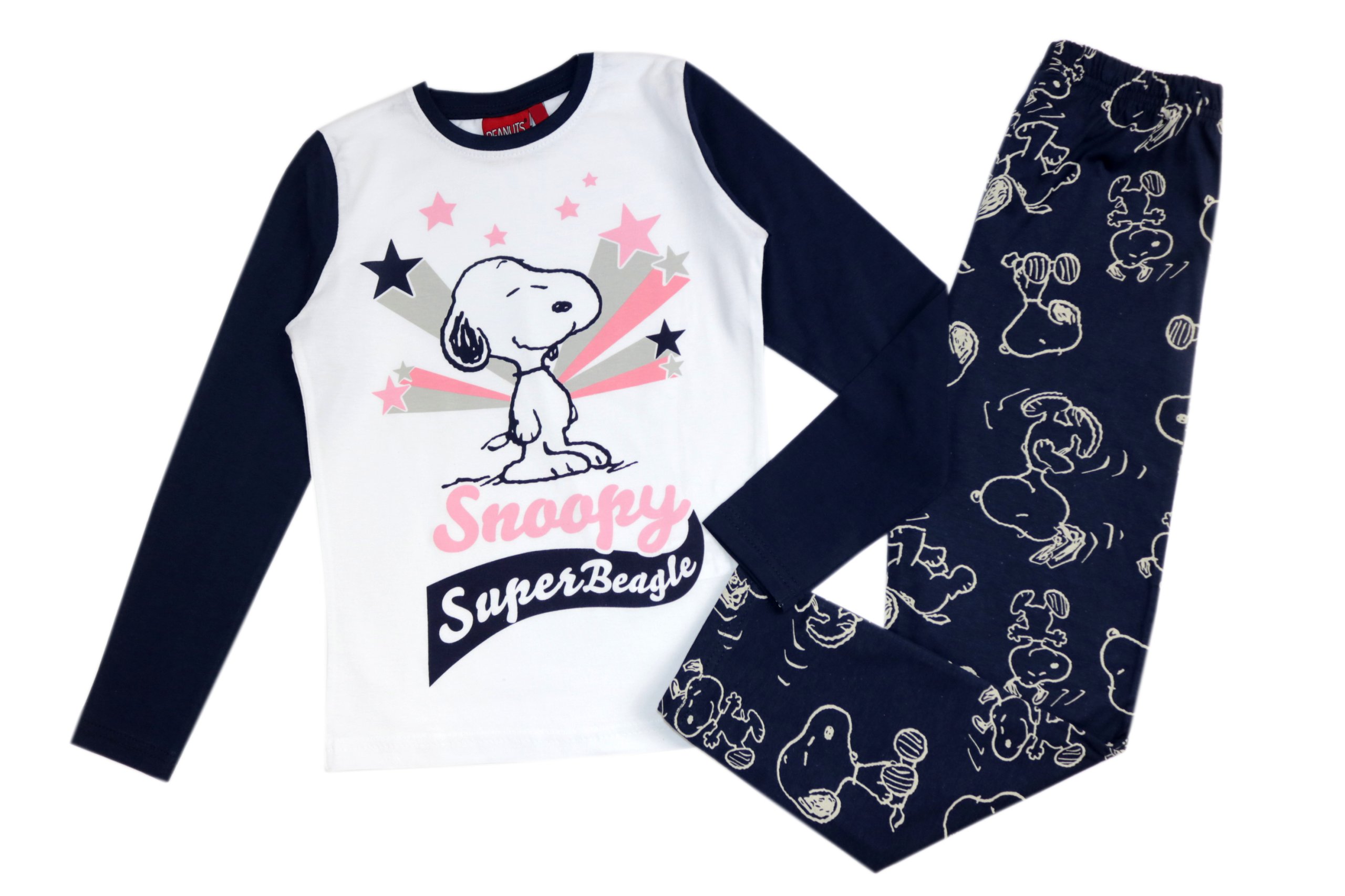 

Piżama dziewczęca z długim rękawem Snoopy 146