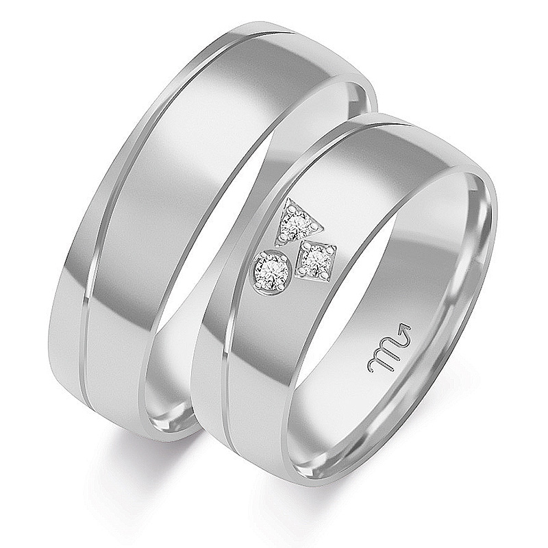 Zlaté prsteny Premium Model OE-276B