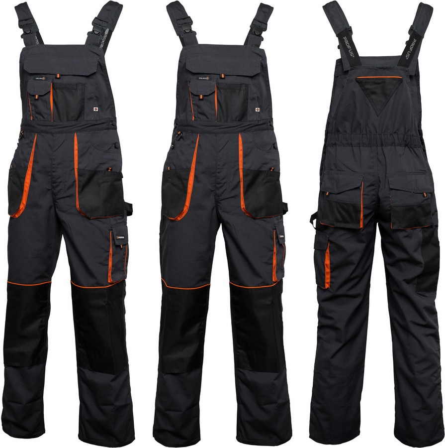 Mocne spodnie robocze ogrodniczki Kolmar 52