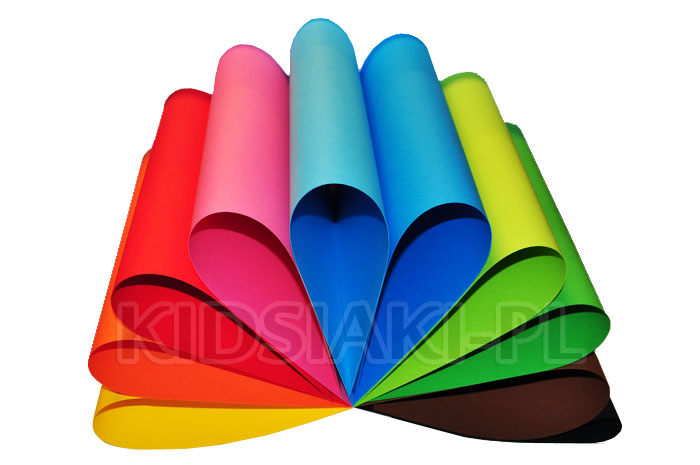 B204 BLOK TECHNICZNY KOLOROWY A4 GRUBY 220G b2s Marka Inna