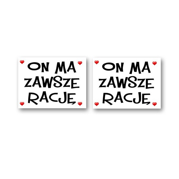 

Zabawne naklejki na buty obuwie ślub 2 szt.