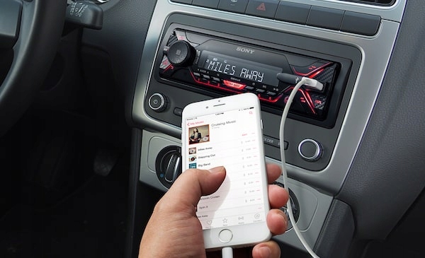 RADIO BLUETOOTH SONY DSX-A410BT FLAC USB AUX NFC Przekątna ekranu 0