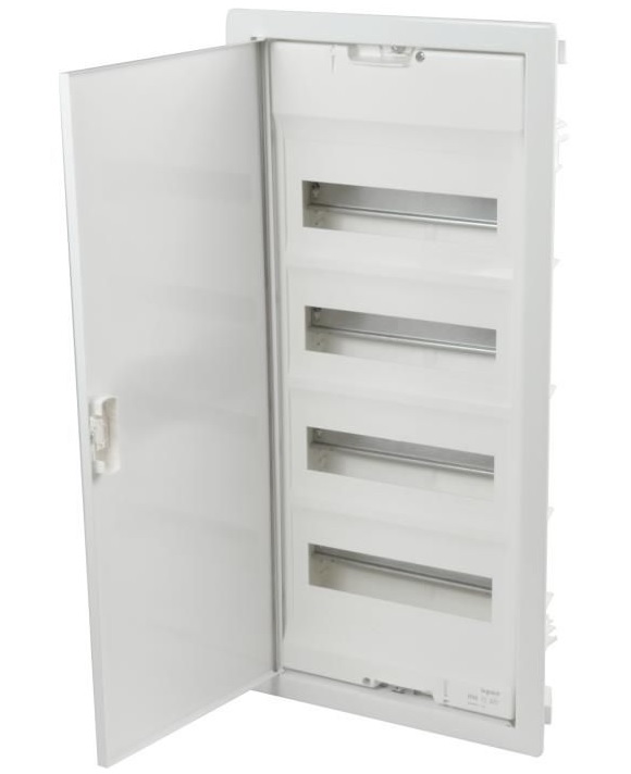 Podomítkový rozvaděč Legrand Rwn 4x12 602434 kovové dveře