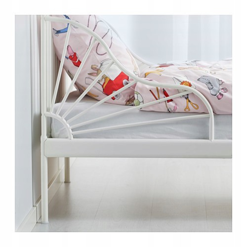 IKEA MINNEN łóżko rosnące rama łóżka BIAŁY Kolor biel