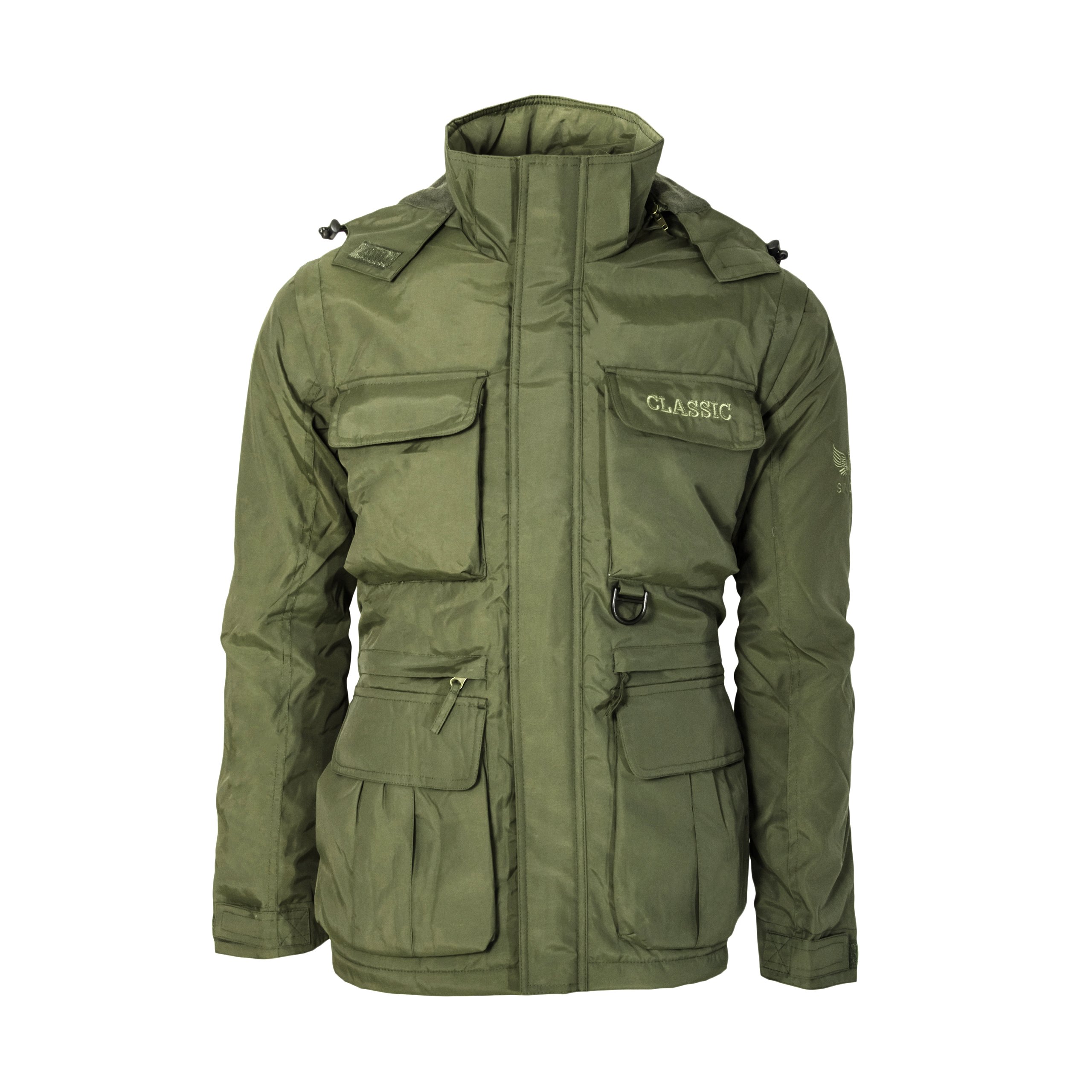 Myśliwska zielona kurtka L- 3XL ,odpinane rękawy