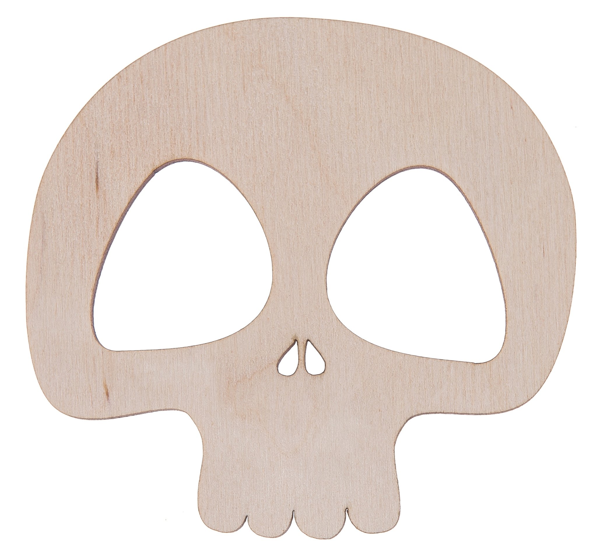 Czaszka ozdoba ze sklejki Halloween dekoracja