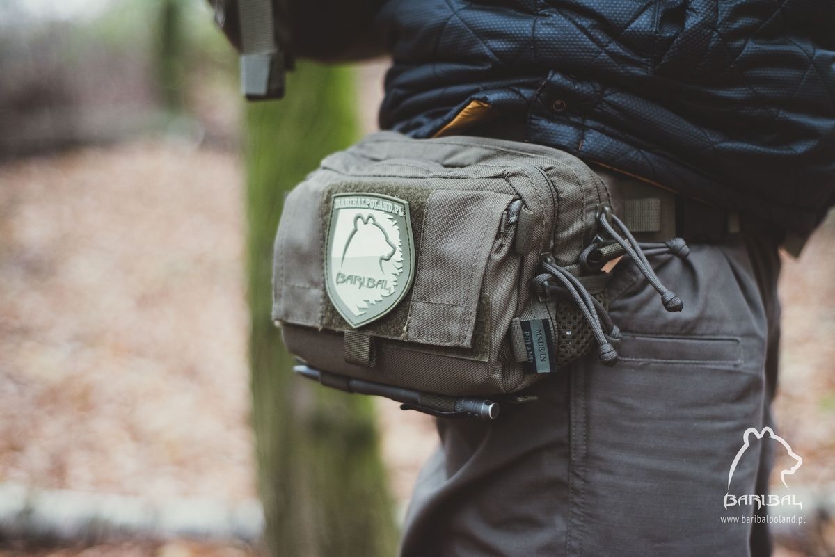 

Dwukomorowa Nerka Twiner Edc biodrowa Baribal Rg