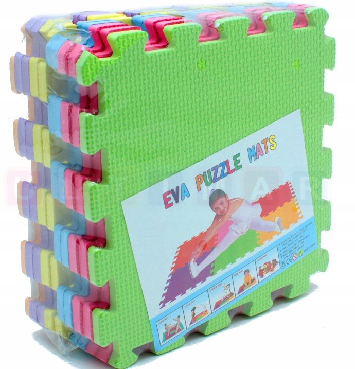 PUZZLE PIANKOWE JEDNOKOLOROWE DUŻE MIX 10 sz KOLOR Liczba elementów 10 szt.