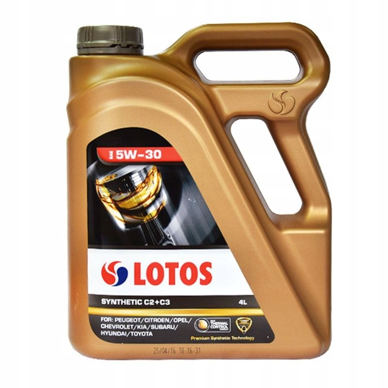 

Olej 5W-30 Syntetyczny Lotos 4L