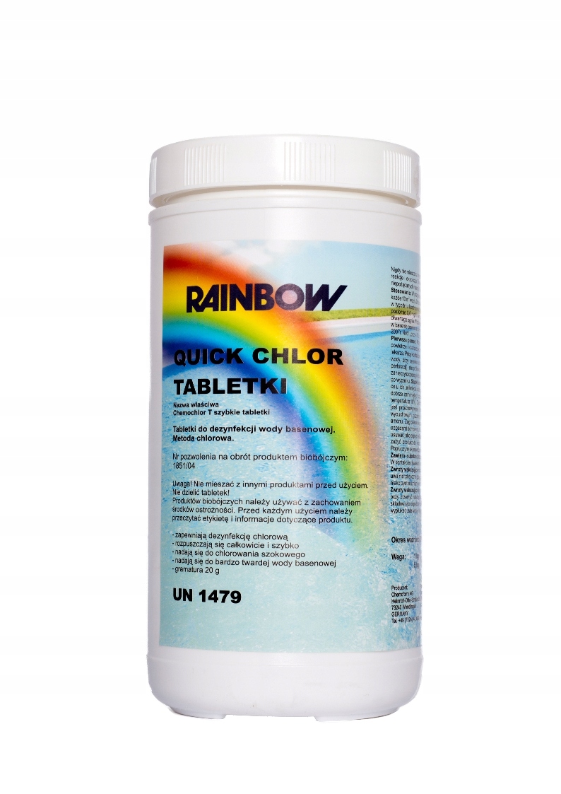 

Chlor Szok Tabletki 20G 1 Kg Basen Chemia Poznan