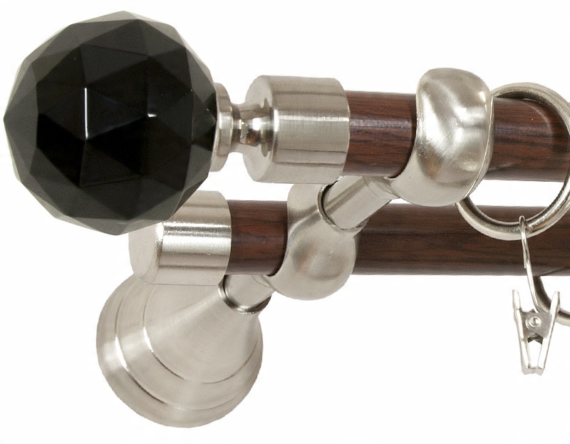

Karnisz Crystal 280 cm Podwójny 2,8 karnisze fi 19