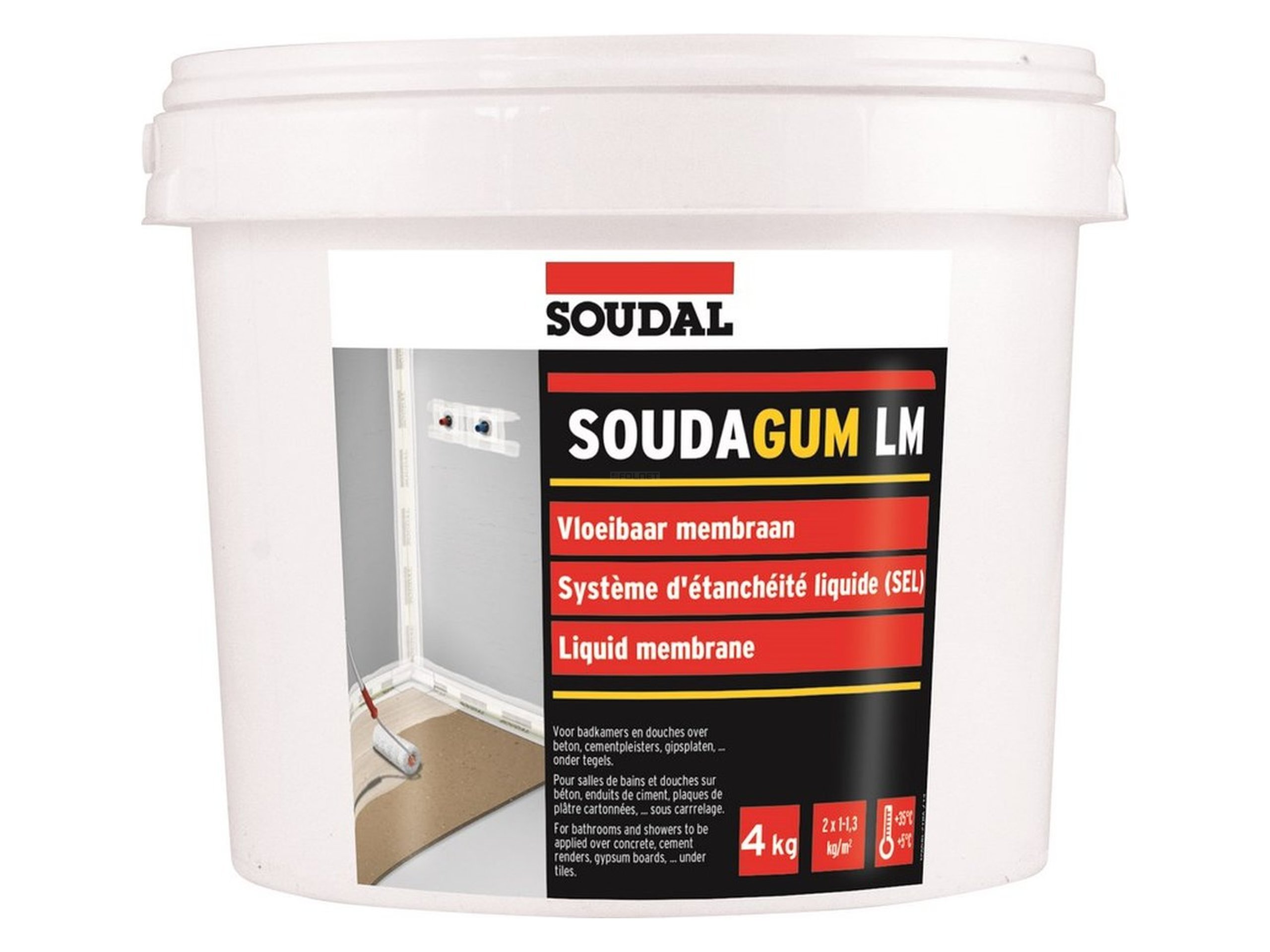 

Soudal Soudagum Uszczelniająca Folia W Płynie 4kg