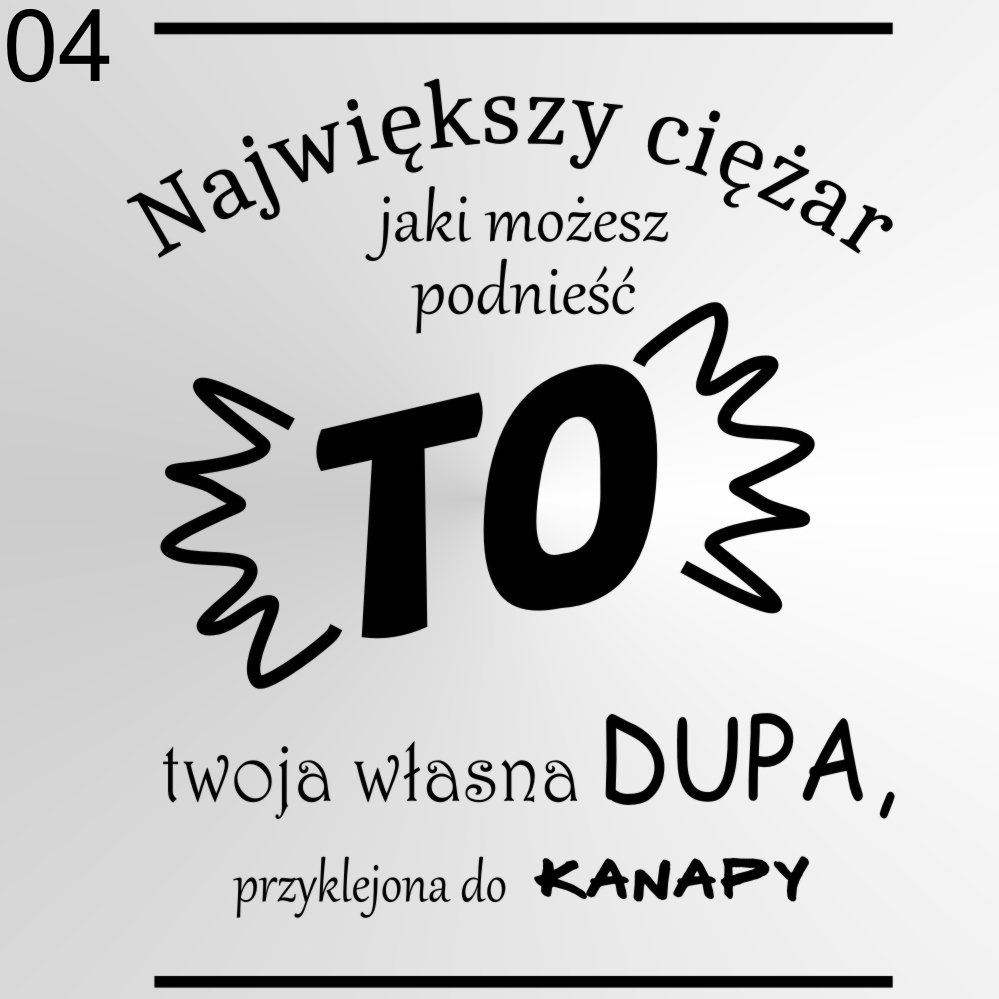 Szablon malarski, szablony malarskie, CYTATY Rodzaj szablon