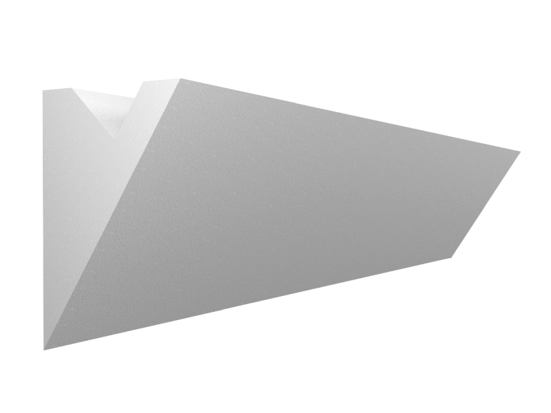 Listwa oświetleniowa, gzyms LED, gzyms oświetleniowy, profil xps 75x30