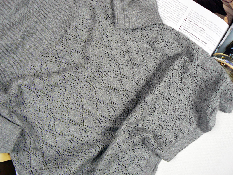 STREET ONE AŻUROWY SWETER TUNIKA BLUZKA 42 Wzór dominujący bez wzoru