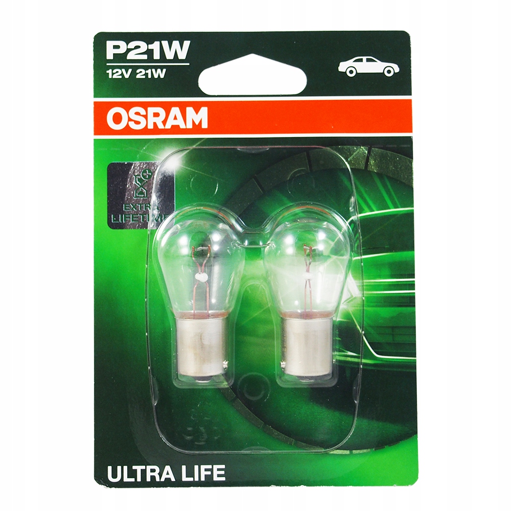 

Osram Ultra Life 12V 21W P21W BA15s