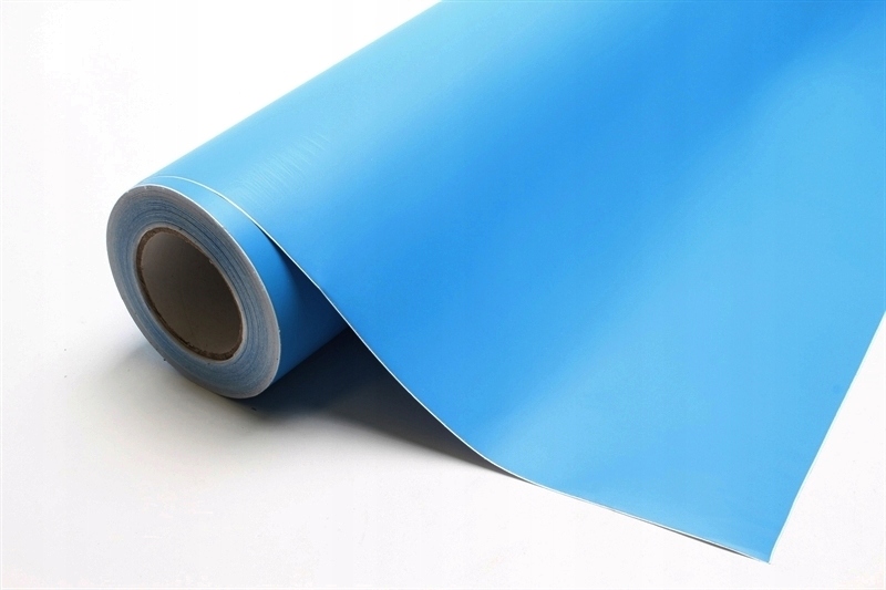 

Folia Okleina Meblowa Na Meble Niebieska Mat 50cm