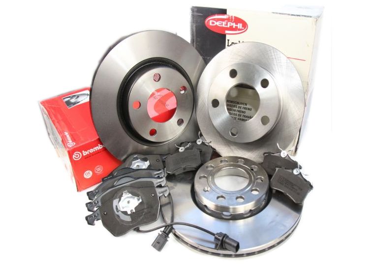 ТОРМОЗНЫЕ ДИСКИ DELPHI + КОЛОДКИ зад. AUDI A4 B6 B7 255mm