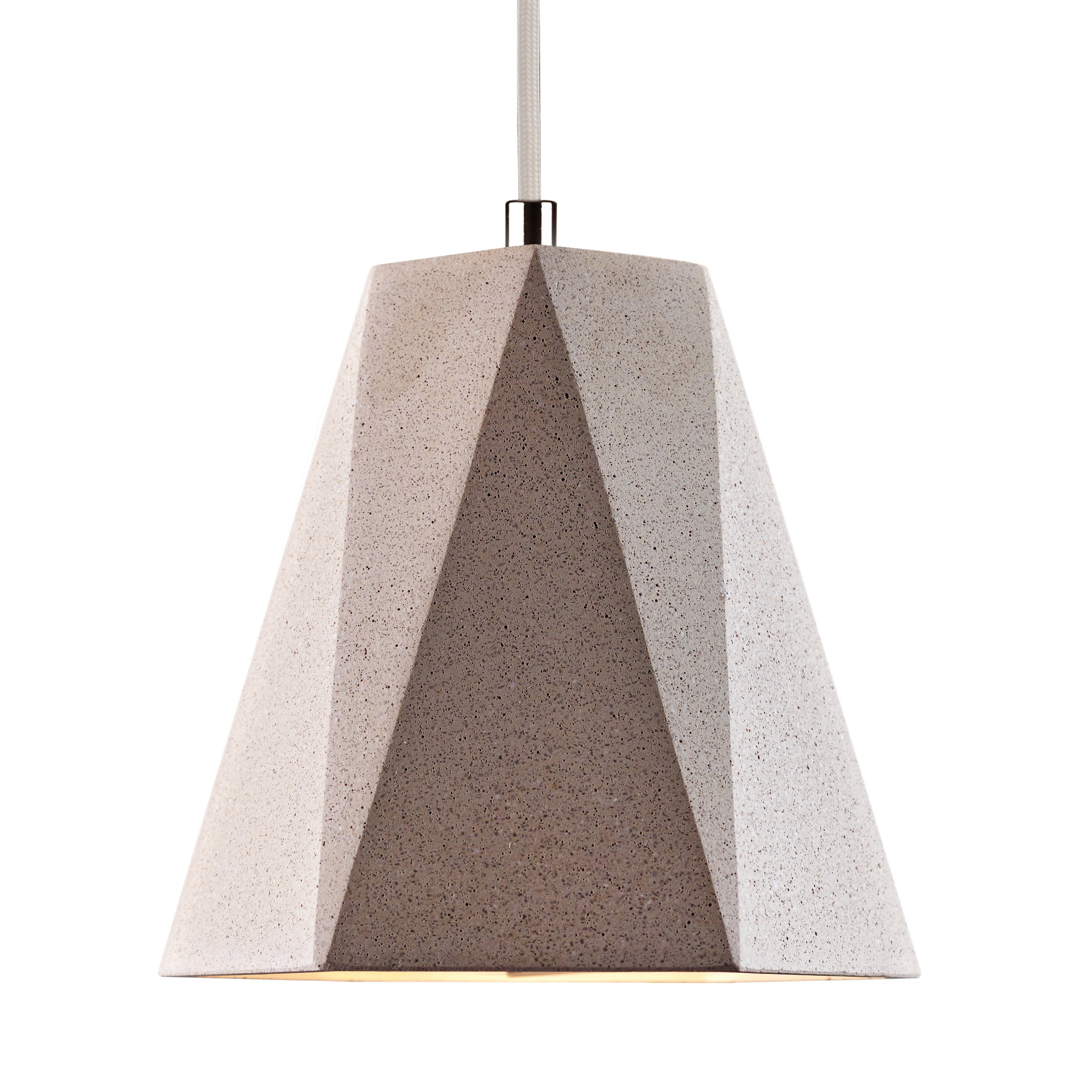 

Nowoczesna Lampa Wisząca betonowa Loft Czarna +led