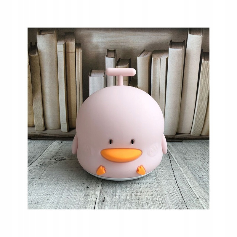 Silikonowa LAMPKA kaczka różowa KACZUSZKA lampa