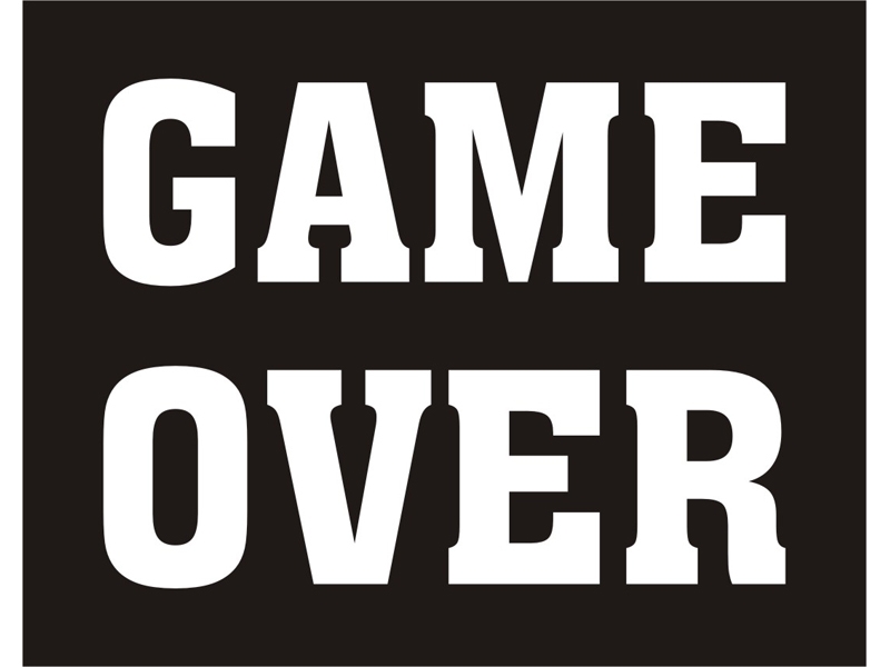

Naklejki pod buty Game Over dla pary młodej 2szt