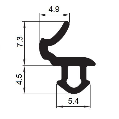 Uszczelka Do Okna Okien Okienna KBE S-618 Kod producenta s-618