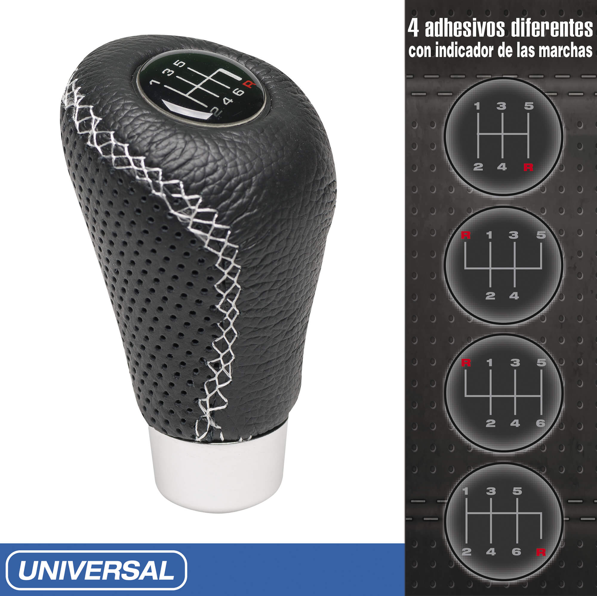 GAŁKA ZMIANY BIEGÓW SKÓRA 4 SCHEMATY BIEGÓW 3 KOLO