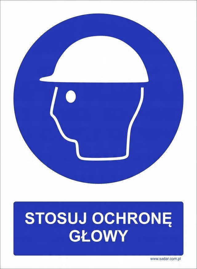 

Tabliczka Stosuj Ochronę Głowy 30X22 Producent