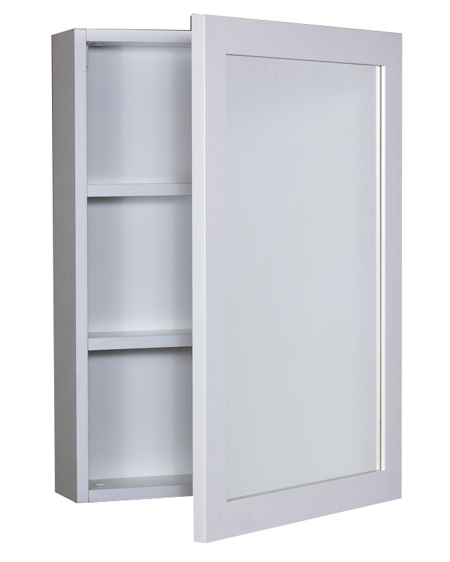 

Szafka łazienkowa Biała wisząca z lustrem 70x50