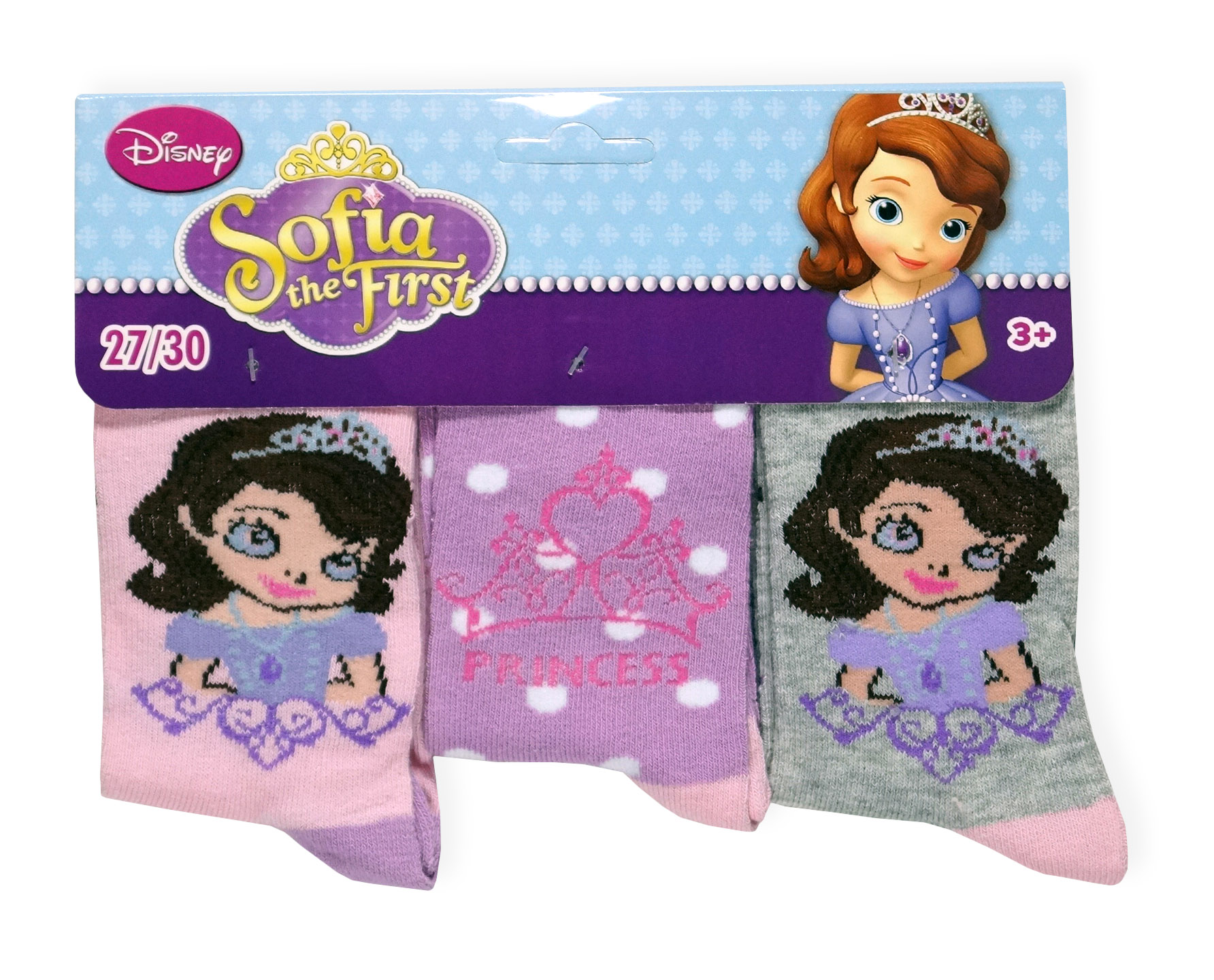 

Disney 3pak skarpet skarpetki Zosia Sofia *31-34