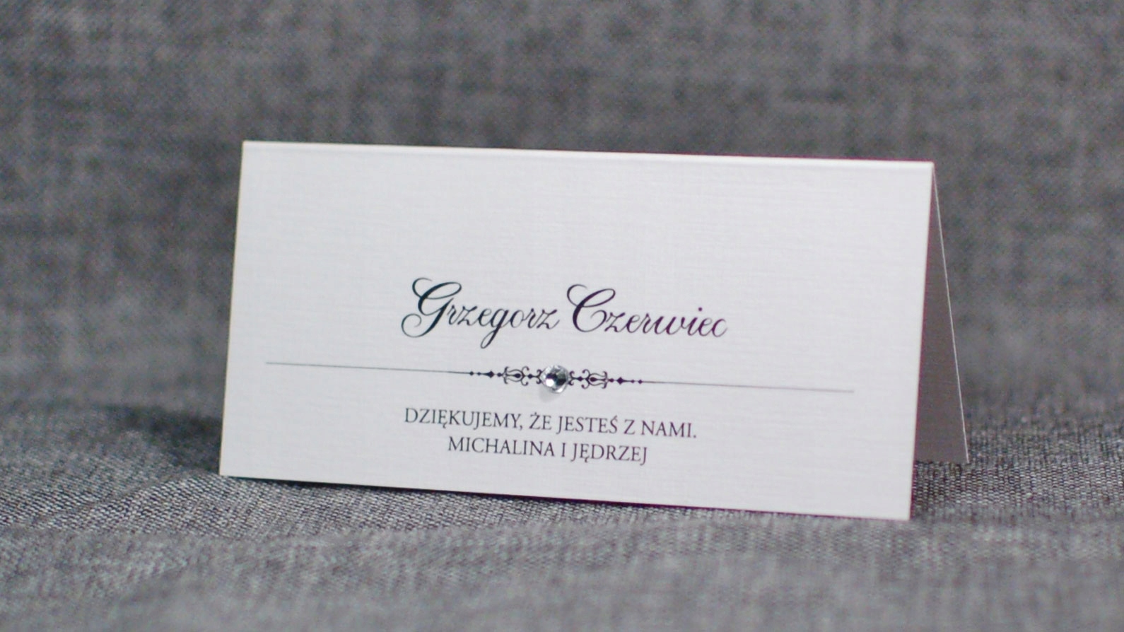 WINIETKI wizytówki NA ŚLUB WESELE STÓŁ - 2 SZT Marka inny