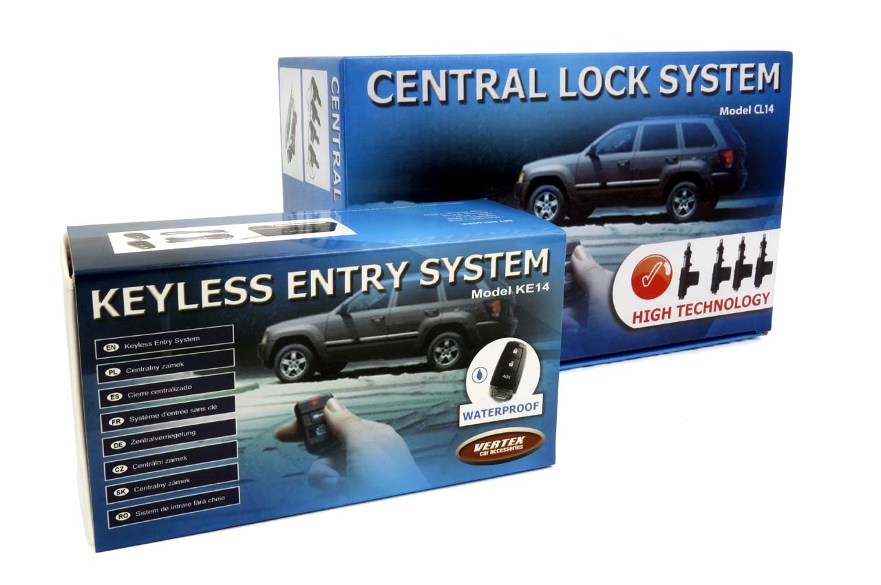 01683 - Комплект центрального замка с пультами / 2 master + 2